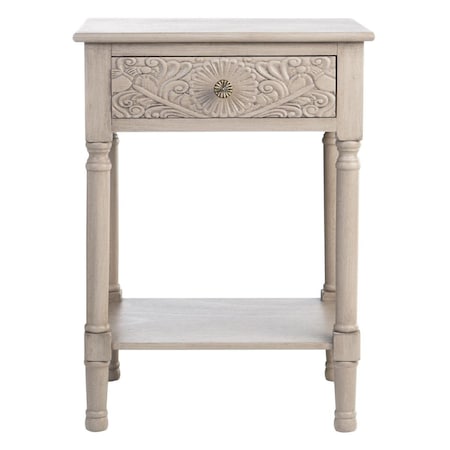 Safavieh Josie 1-Drawer Accent Table, Greige ACC5706B